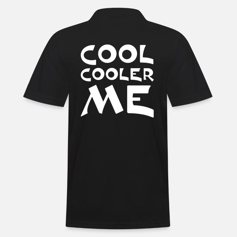 Cool Cooler Me - Männer Poloshirt - Schwarz