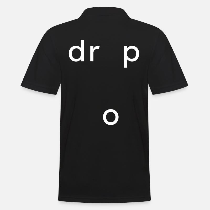 Drop Geschenk - Männer Poloshirt - Schwarz