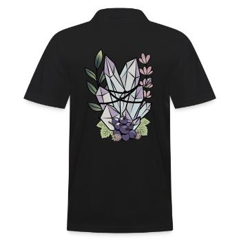 Plantes de jardin pierre précieuse belle conception de jardinier - Polo Homme - noir - Dos - Kai (181cm)
