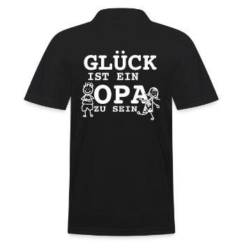 Le bonheur est un papy à être cadeau T-shirt - Polo Homme - noir - Dos - Kai (181cm)