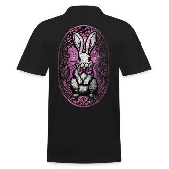 Lapin de Pâques rose violet pour les filles Look-occasion - Polo Homme - noir - Dos - Kai (181cm)
