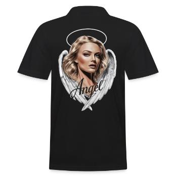 Femme Ange - Polo Homme - noir - Dos - Kai (181cm)
