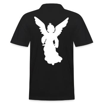 Ange Protecteur Ange Gardien Noël Noël - Polo Homme - noir - Dos - Kai (181cm)