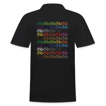 Vélo vélo vélo cadeau vélo de route - Polo Homme - noir - Dos - Kai (181cm)