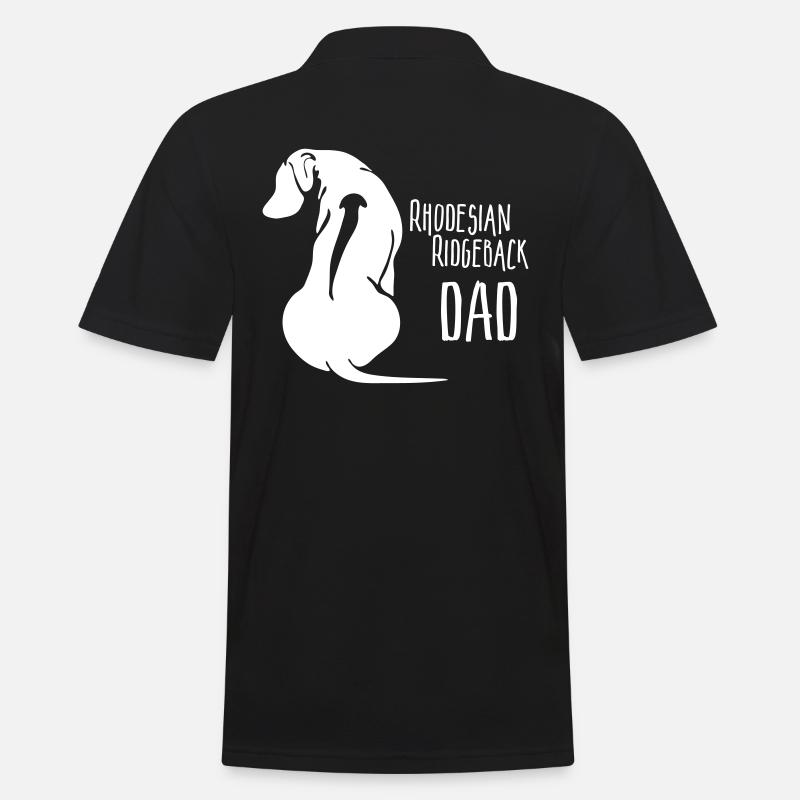 Rhodesian Ridgeback Dad - Men's Polo Shirt - black