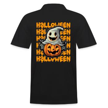 Design d’Halloween effrayant pour la prochaine fête - Polo Homme - noir - Dos - Kai (181cm)