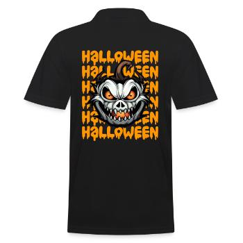 Design d’Halloween effrayant pour la prochaine fête - Polo Homme - noir - Dos - Kai (181cm)