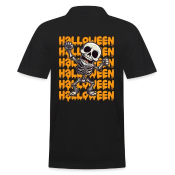 Design d’Halloween effrayant pour la prochaine fête - Polo Homme - noir - Dos - Kai (181cm)