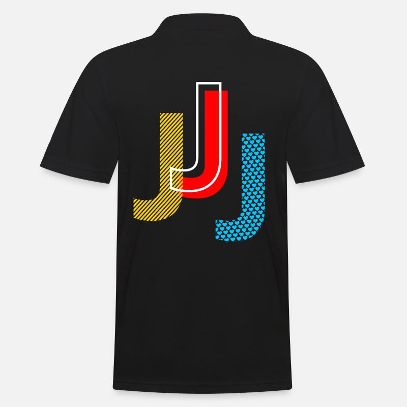 j - Polo Homme - noir