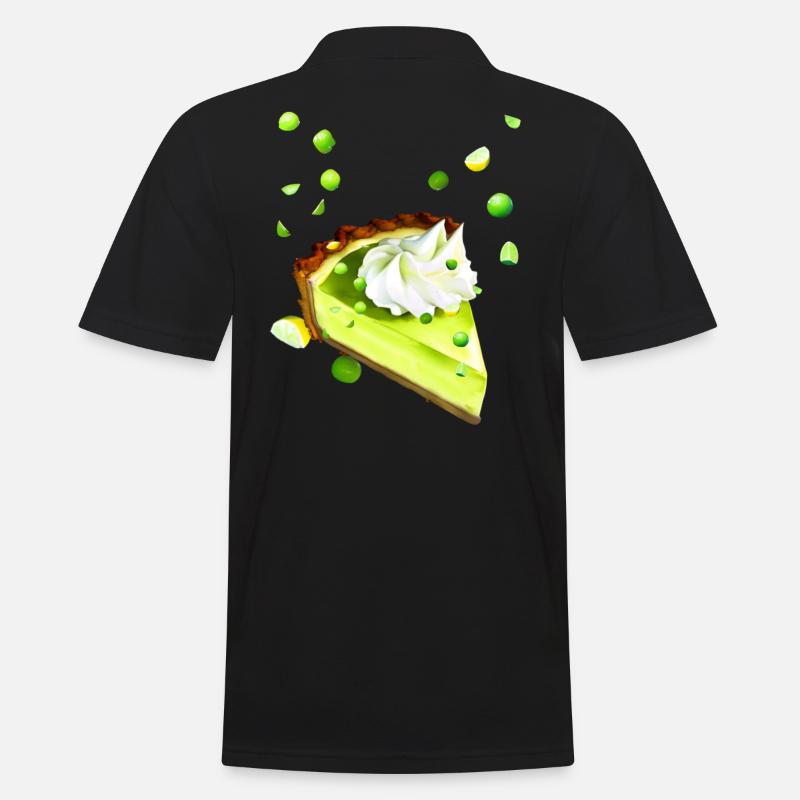 Lime Cake Lemon Lime - Men's Polo Shirt - black