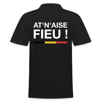 A't n'aise fieu ! A ton aise fieu ! - Polo Homme - noir - Dos - Kai (181cm)