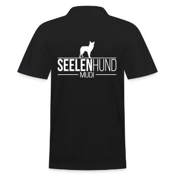 SOUL DOG Chien Mudi disant les chiens de Wilsign - Polo Homme - noir - Dos - Kai (181cm)