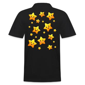 Costume d’étoile Pyjama Ciel étoilé Carnaval - Polo Homme - noir - Dos - Kai (181cm)