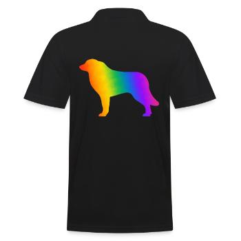 Bouvier des Pyrénées, entièrement personnalisable à volonté - Polo Homme - noir - Dos - Kai (181cm)