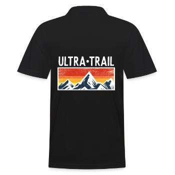 Ultra Trail Runner Mountains montagnes coureurs cadeaux - Polo Homme - noir - Dos - Kai (181cm)