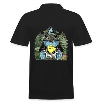 Forêt Diseuse de bonne aventure Nature Futur Occulte Spirituel - Polo Homme - noir - Dos - Kai (181cm)