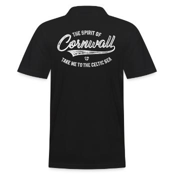 L’ DE CORNOUAILLES CORNOUAAILLES - Polo Homme - noir - Dos - Kai (181cm)