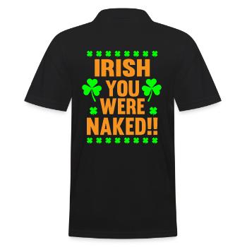 IRISH YOU WERE NAKED - Polo Homme - noir - Dos - Kai (181cm)