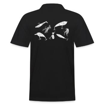 Appât de pêche Pêche prédatrice - Polo Homme - noir - Dos - Kai (181cm)
