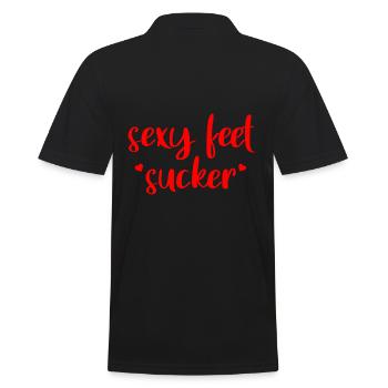 Sexy Feet Sucker - Polo Homme - noir - Dos - Kai (181cm)