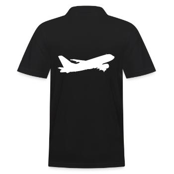 Avion - Polo Homme - noir - Dos - Kai (181cm)