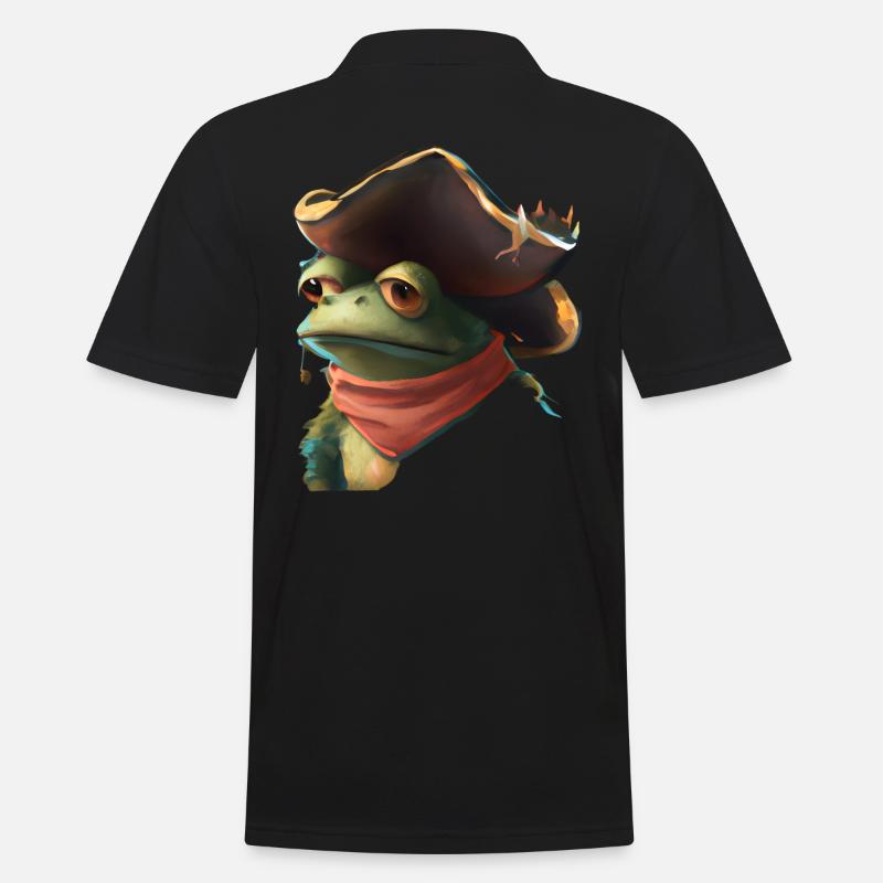 Pirate Frog Frog Pirates - Polo Homme - noir