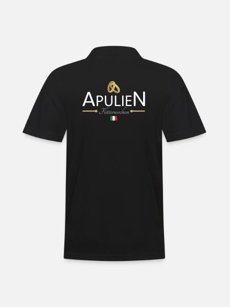 Flitterwochen Apulien - Männer Poloshirt - Schwarz
