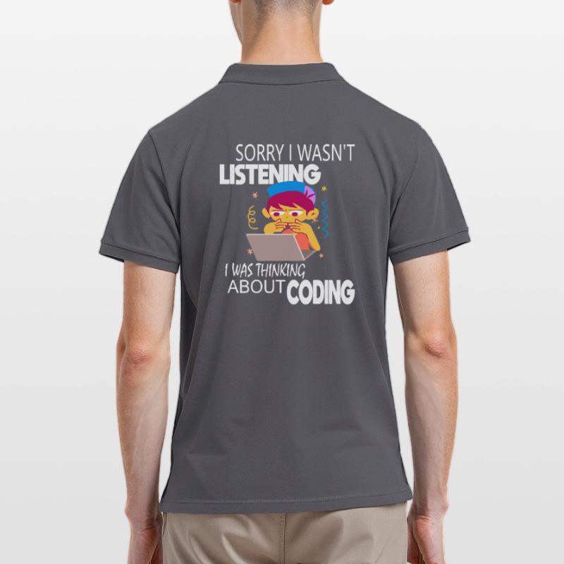 Coding Coder Programmer Men's Polo Shirt