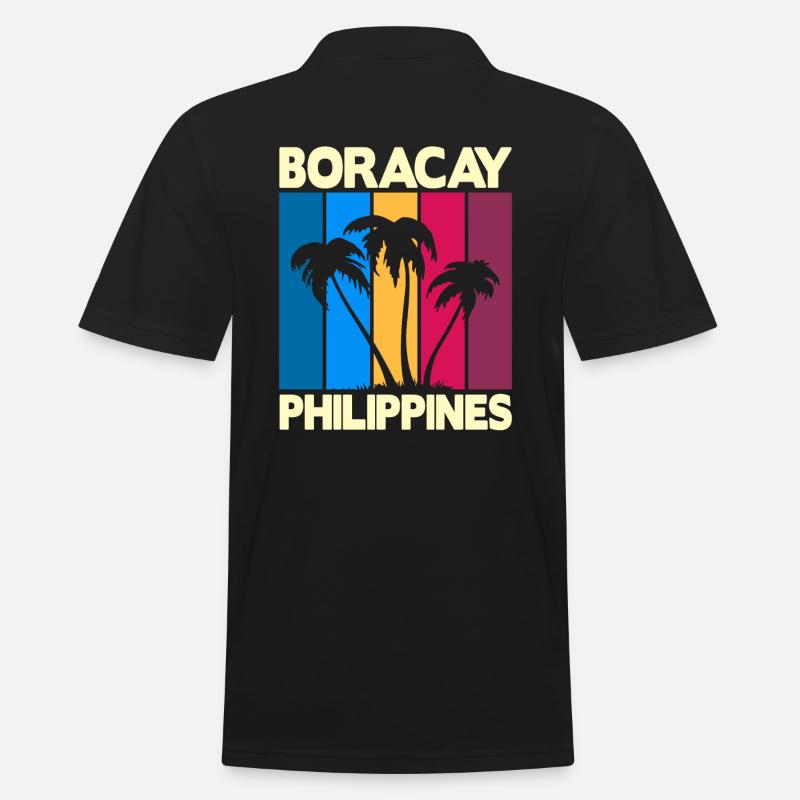 Boracay Philippines - Polo Homme - noir