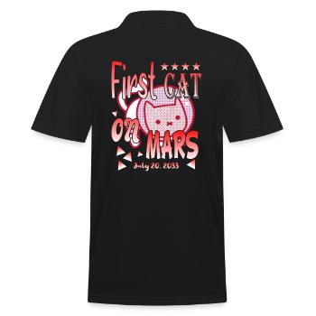 Premier chat sur Mars - Polo Homme - noir - Dos - Kai (181cm)