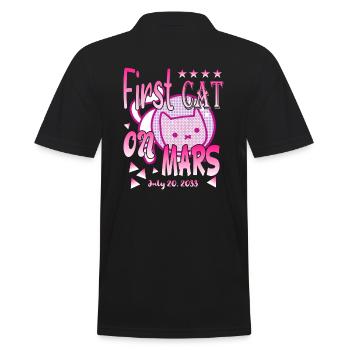 Premier chat sur Mars - Polo Homme - noir - Dos - Kai (181cm)