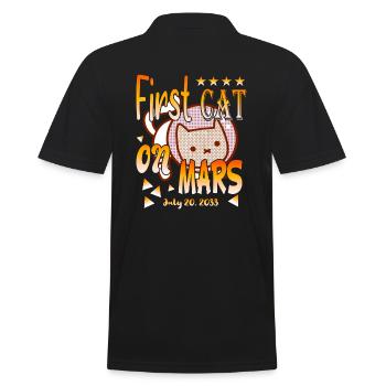Premier chat sur Mars - Polo Homme - noir - Dos - Kai (181cm)