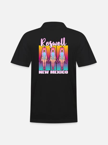 Roswell New Mexico - Men's Polo Shirt - black