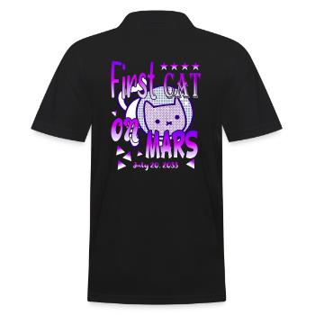Premier chat sur Mars - Polo Homme - noir - Dos - Kai (181cm)