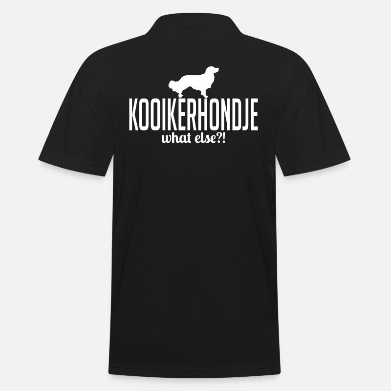 KOOIKERHONDJE what else - Männer Poloshirt - Schwarz
