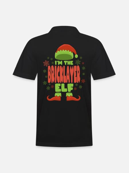 Maurer Christmas Elf - Men's Polo Shirt - black