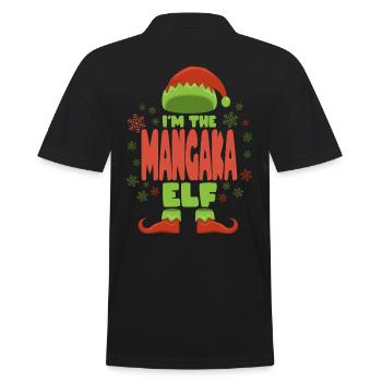 Elfe de Noël Mangaka - Polo Homme - noir - Dos - Kai (181cm)