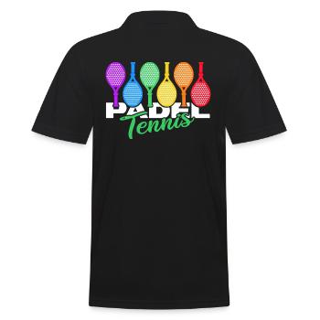 padel padel-tennis paddle padle - Polo Homme - noir - Dos - Kai (181cm)