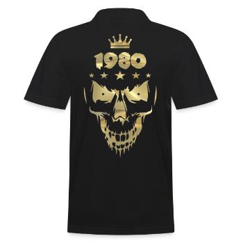Skull Gold (1980) - Polo Homme - noir - Dos - Kai (181cm)