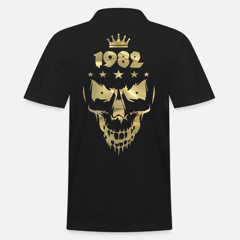 1982: L’Or du crâne (Skull Gold) - Polo Homme - noir
