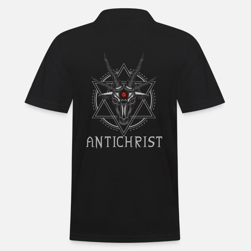 Antichrist - Männer Poloshirt - Schwarz