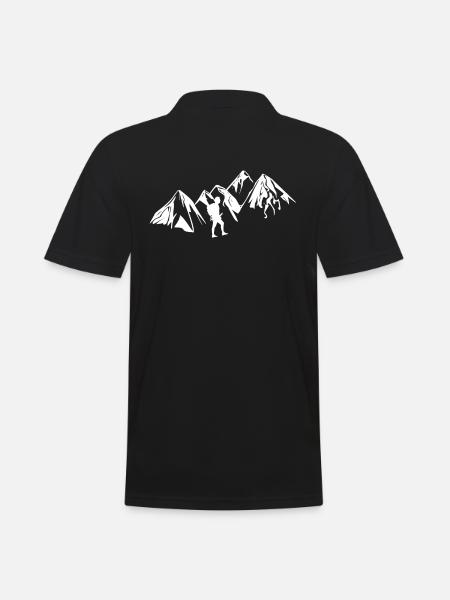 wander wanderer - Men's Polo Shirt - black