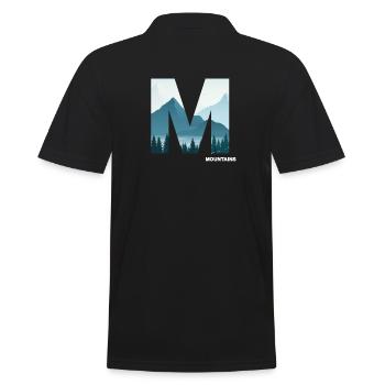 randonnée en montagne sommets alpins de haute altitude - Polo Homme - noir - Dos - Kai (181cm)