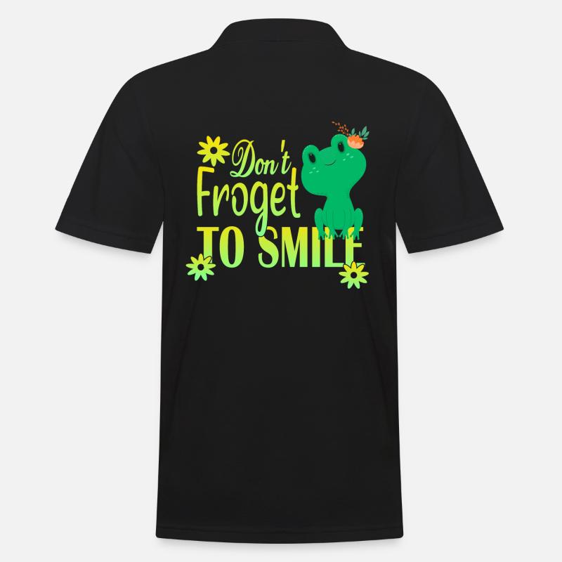 Ne souriez pas Froget - Polo Homme - noir