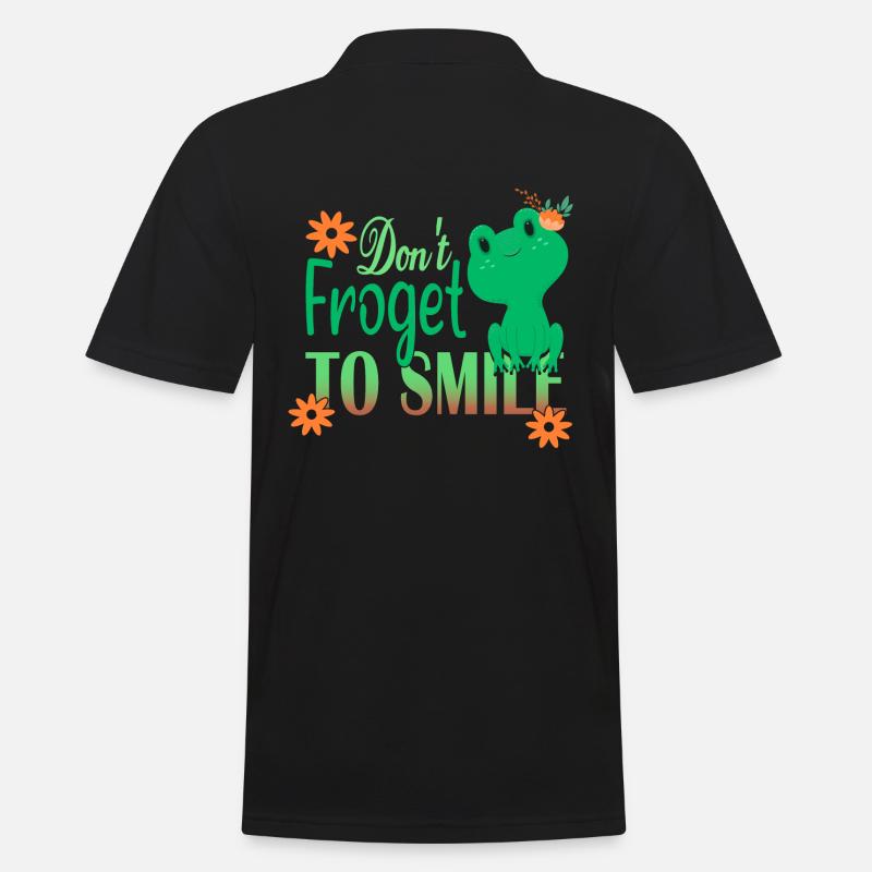 Ne souriez pas Froget - Polo Homme - noir