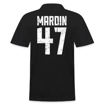 Mardin 47 Türkei Turkiye Geschenk Urlaub TR Türk - Männer Poloshirt - Schwarz - Hinten - Kai (181cm)