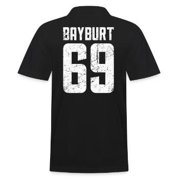 Bayburt 69 Türkei Turkiye Geschenk Urlaub Türk TR - Männer Poloshirt - Schwarz - Hinten - Kai (181cm)