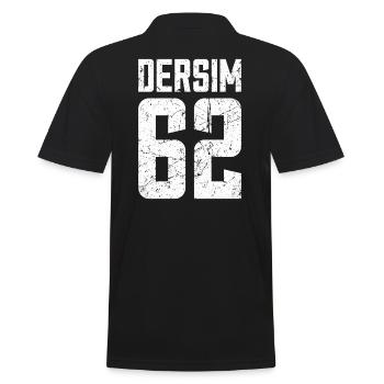 Dersim 62 Turquie Turkiye Cadeau Vacances TR Turk - Polo Homme - noir - Dos - Kai (181cm)
