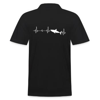 Requin hai-vie biologie marine requin mégalodon - Polo Homme - noir - Dos - Kai (181cm)