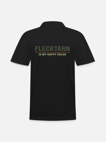 Flecktarn Bushcraft Army Bivouac - Men's Polo Shirt - black